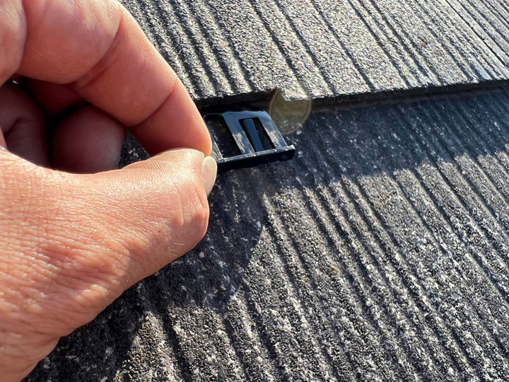 タスペーサーの設置