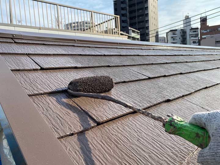 コロニアルへの塗装