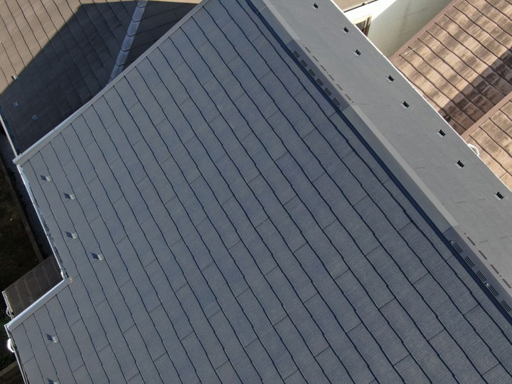 グラッサ屋根の空撮