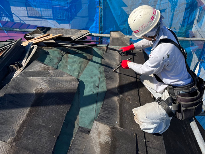 屋根の葺き替え