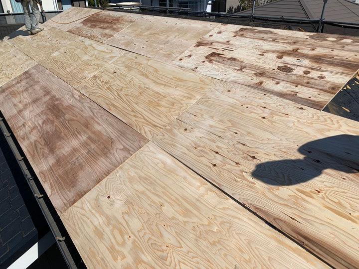 野地板の状態が非常に重要