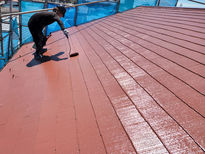 パーフェクトベストでの塗装中