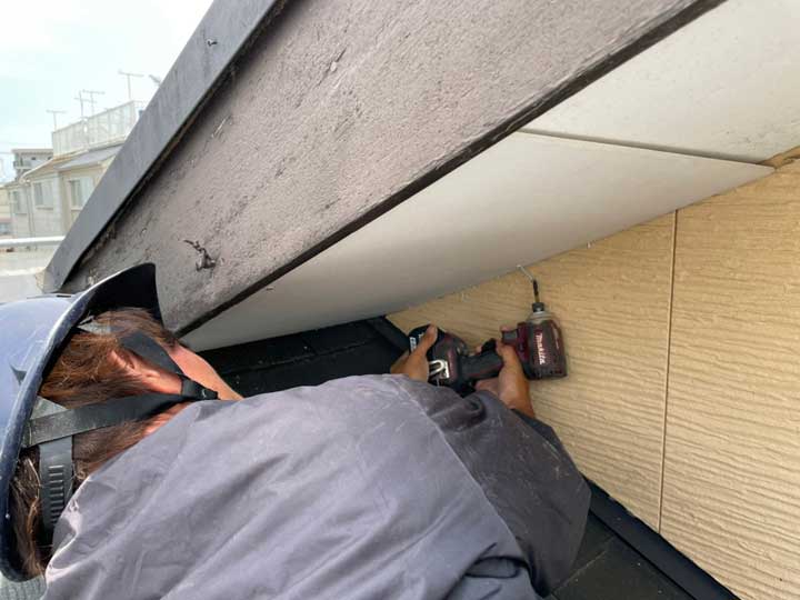 丁寧に施工して直します