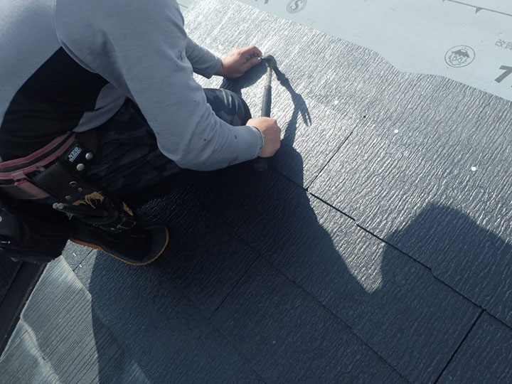 コロニアルシリーズの施工