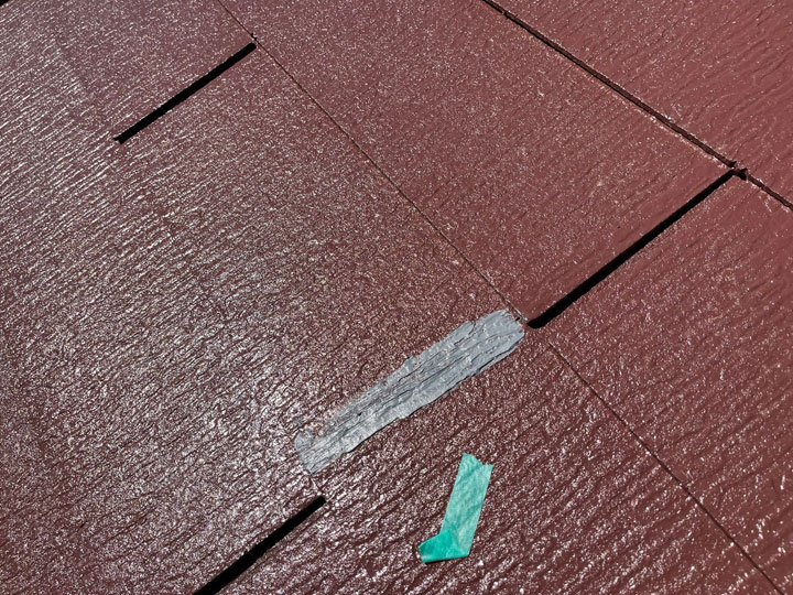 コロニアルのひび割れ補修