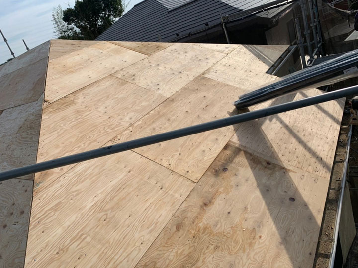 下地（野地板）の張り替え・増し張り