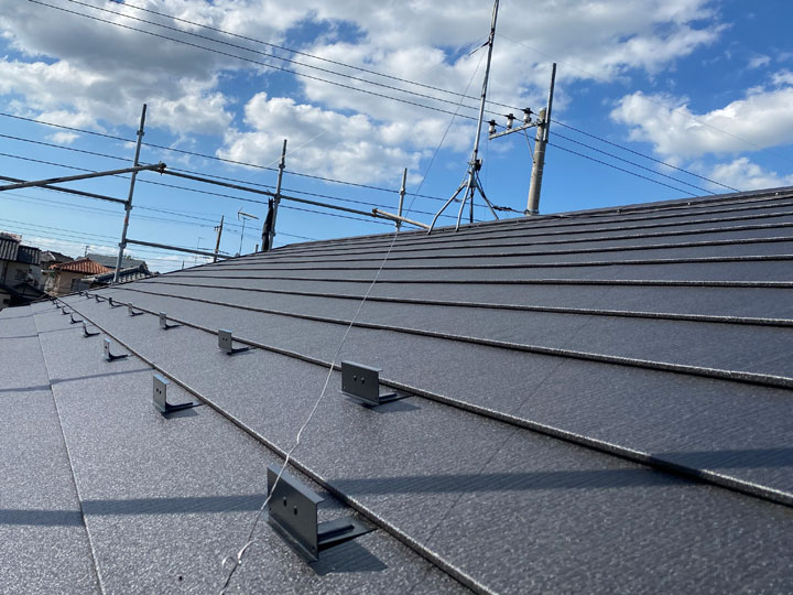 ガルバリウムの屋根