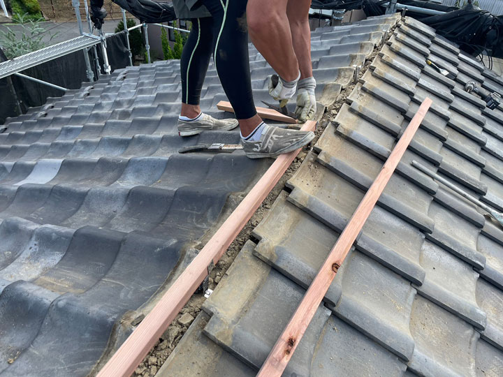 漆喰を必要としない乾式工法