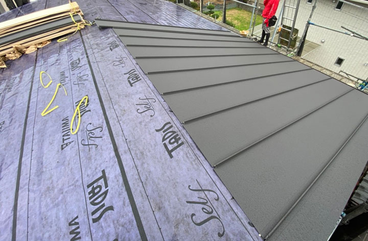 縦葺き屋根の種類