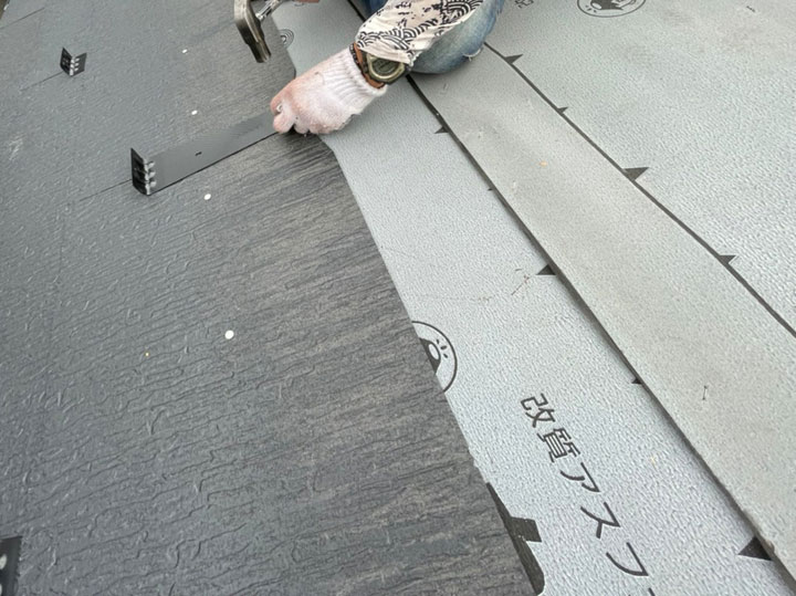 カラーベストの施工