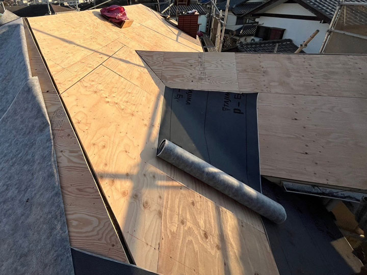 葺き替え工事に自信があります！