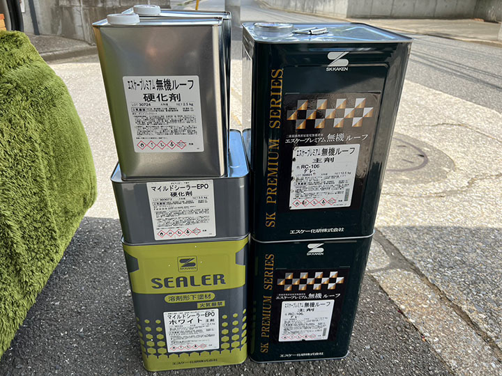 屋根塗装に使用する塗料
