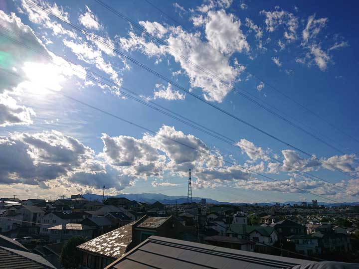 日差しの影響を受けやすい屋根の環境