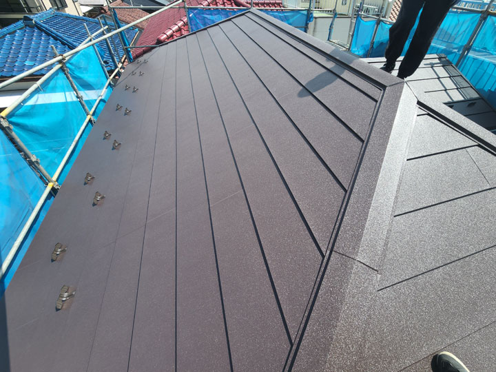 金属屋根への葺き替え