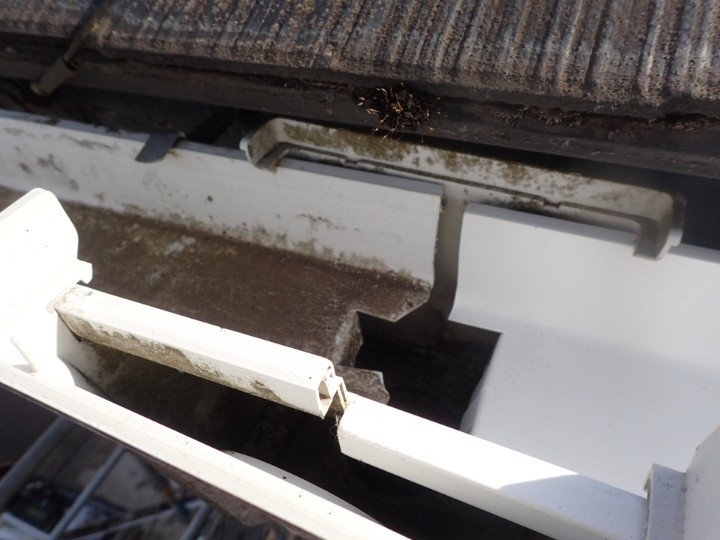 集水マス周りの加工と補修