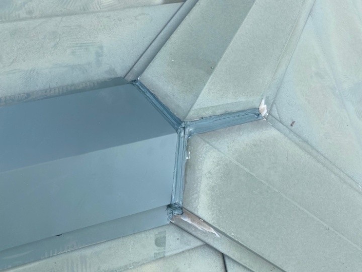 接合部のコーキング処理