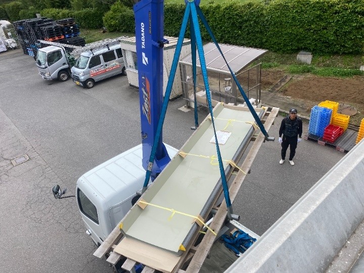 材料搬入と準備