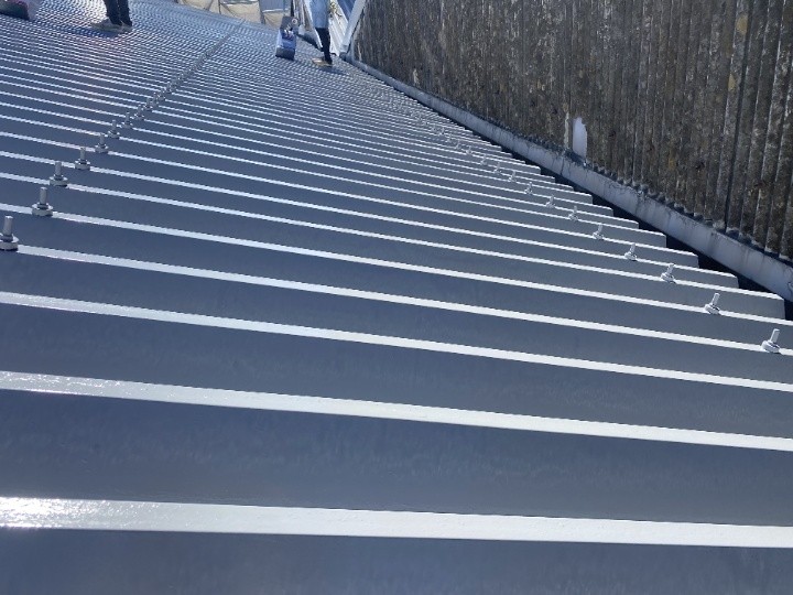 上塗り完了後の仕上がり確認