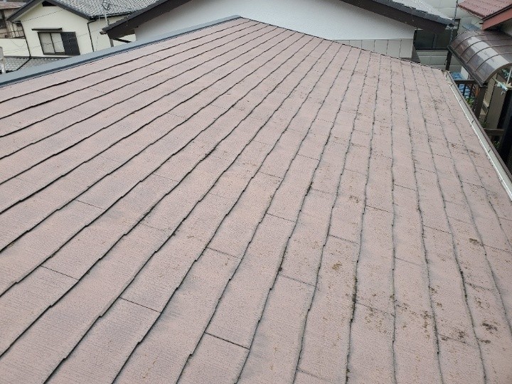 雨漏りしたスレート屋根