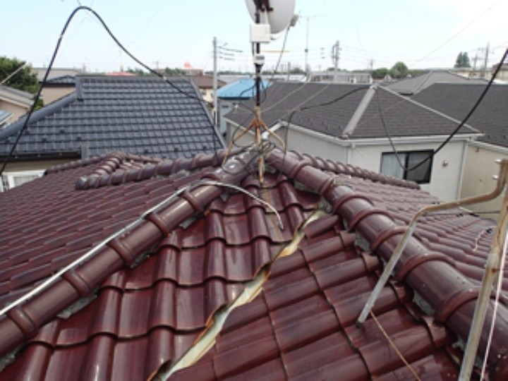 葺き替え工事前のお住まい