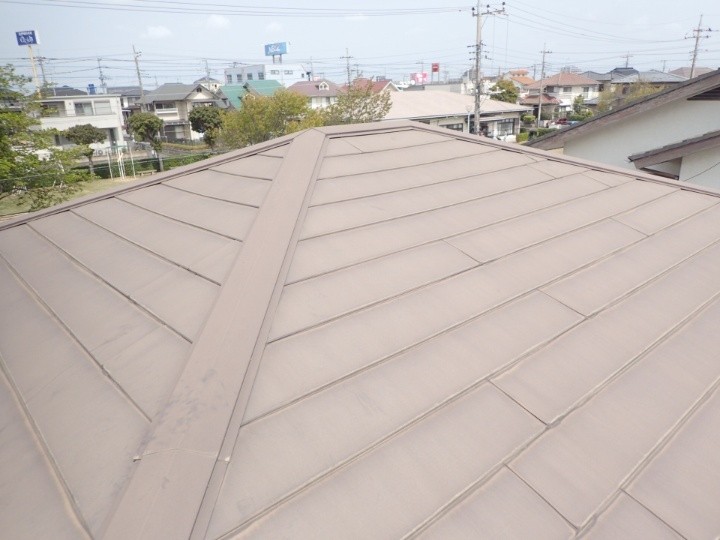 屋根全体の状態を確認