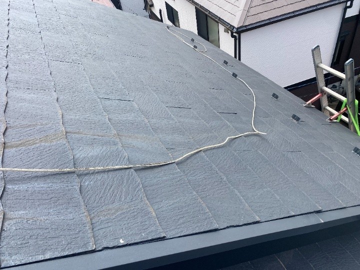 スレート表面の浮きと劣化