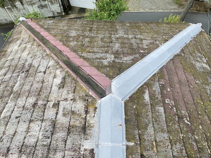 棟・分岐部周辺の傷みが目立つ状態