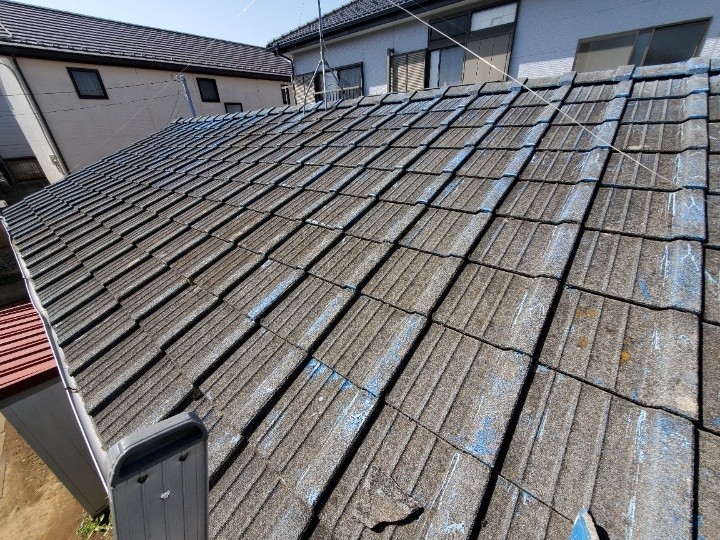 築40年セメント瓦屋根