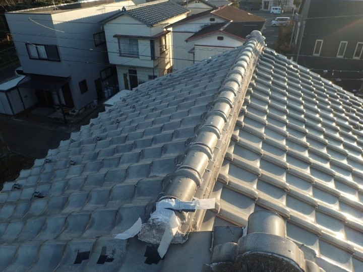施工不良で雨漏りが起き瓦屋根