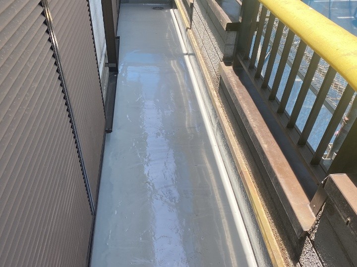 2層目の塗布で厚みを確保