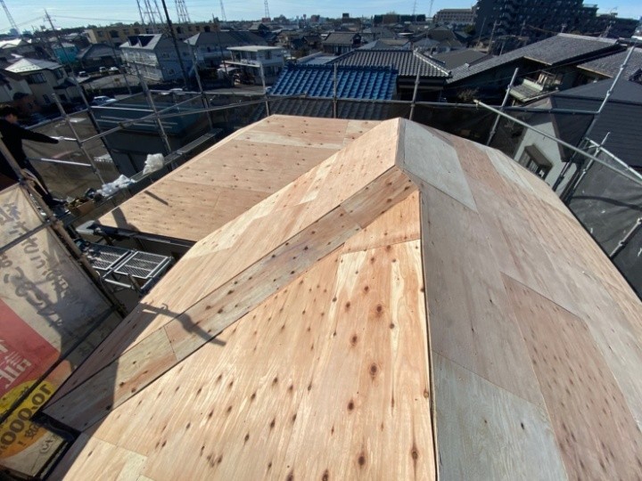 野地板の増し張り