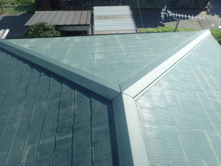 棟板金交換工事後のお住まい