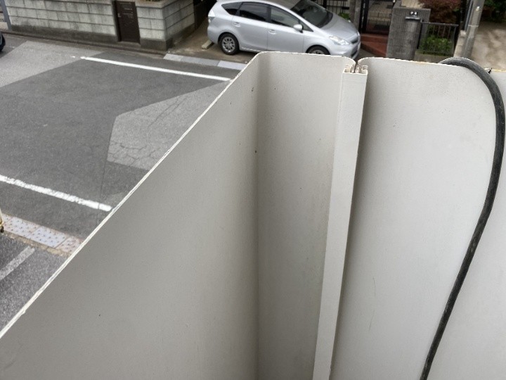 腐食部の解体と取り外し準備