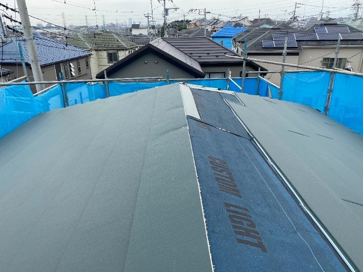 スーパーガルテクト本体の取り付け