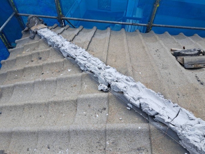 南蛮漆喰による新たな土台形成