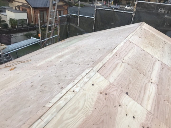 野地板の増張り補強