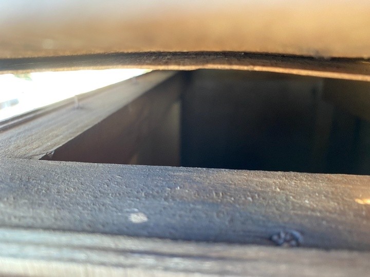 内部の開口状態