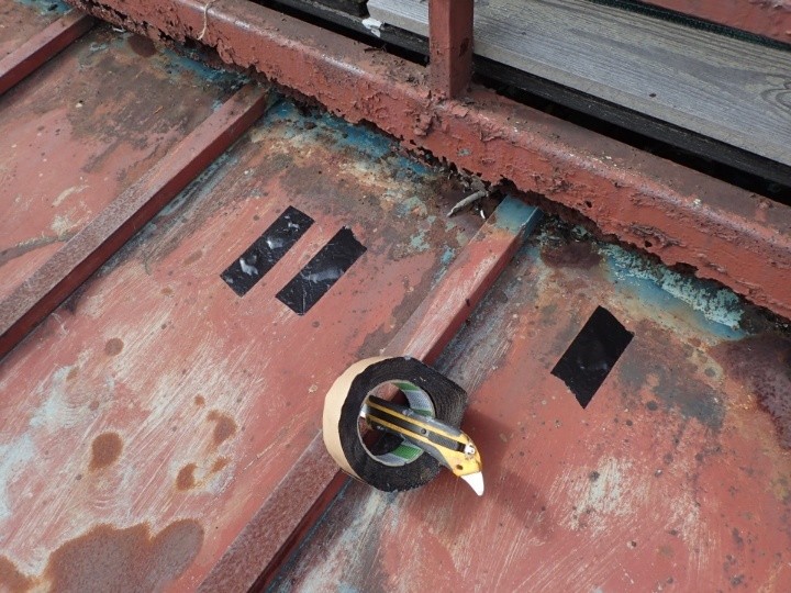 雨漏りリスク箇所の補強