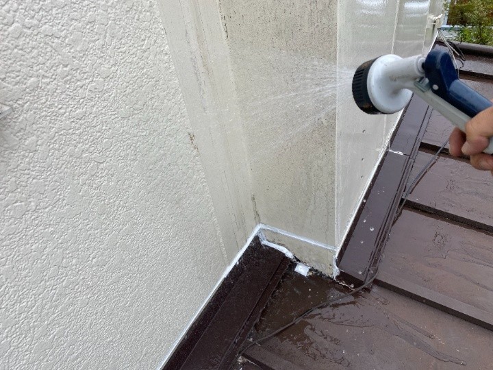 散水テストで最終確認