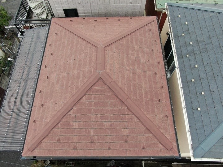 スレート屋根全体の状態