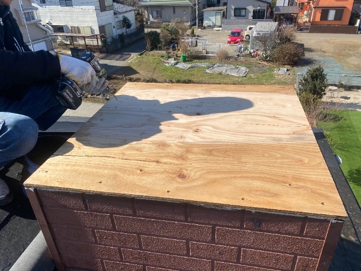 構造用合板の新設