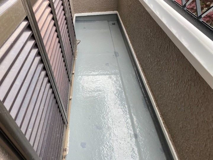 ベランダ全体の状況確認