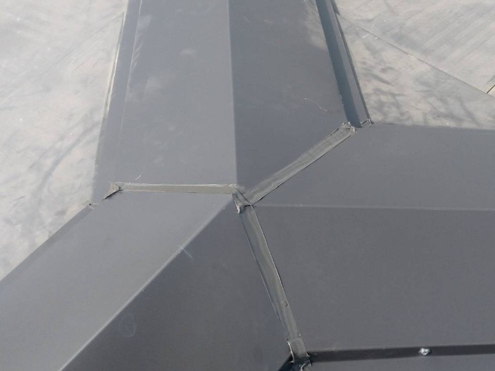 接合部のコーキング処理