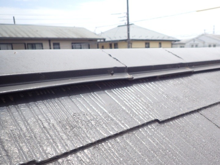 大きく開いた隙間の状況