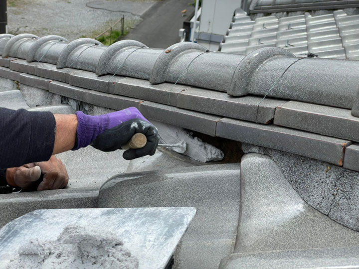 漆喰のメンテナンス