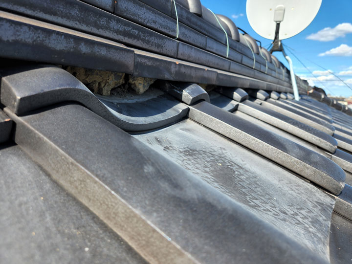 漆喰補修前の写真