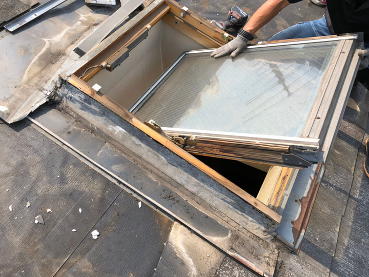 天窓の撤去や交換