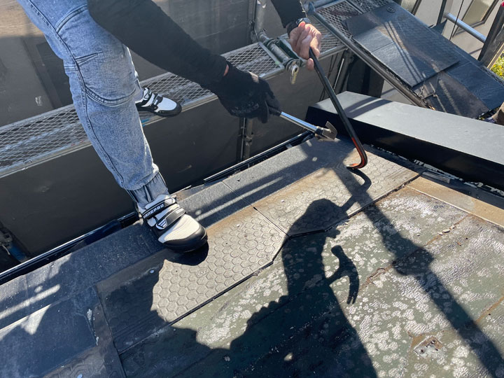 スレート葺き変えの施工事例