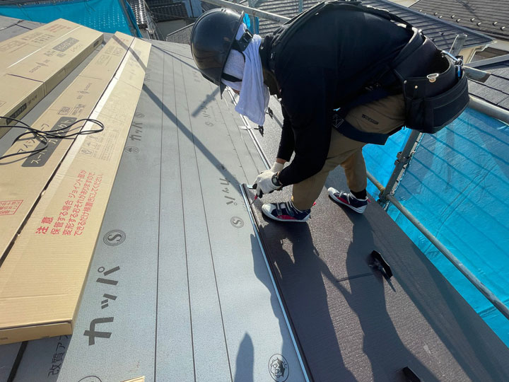 金属屋根への葺き替え