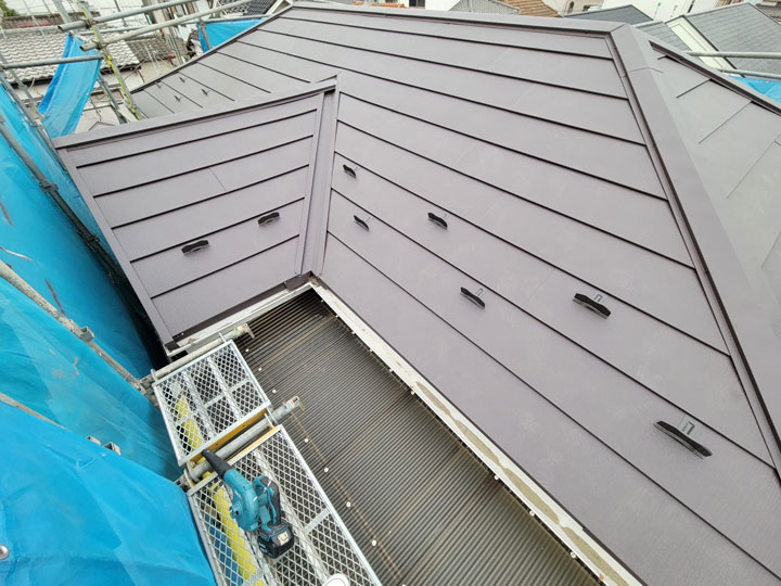 新しくなった屋根